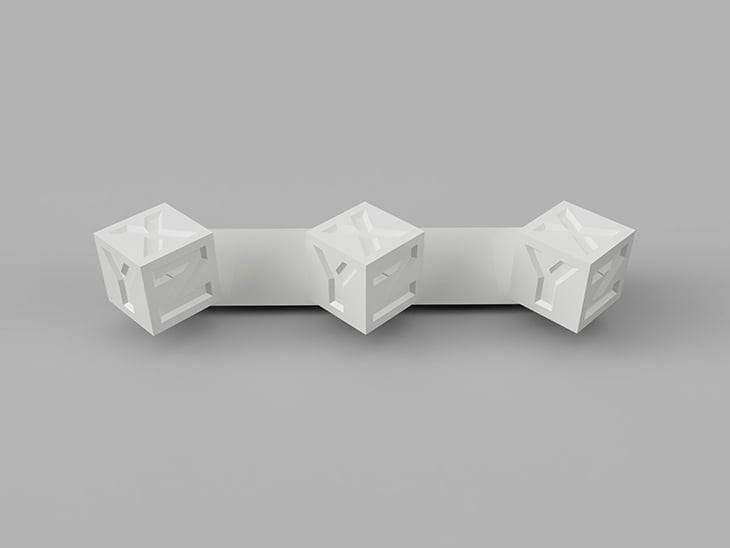 3D Wall Hook 3d model