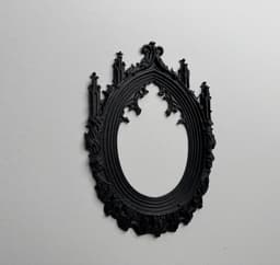 Gothic Oval Frame Cathedral Wall Frame Baroque Style Gothic Decor 3d model