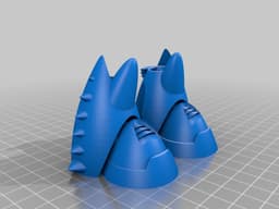 smooth blade robot. 3d model