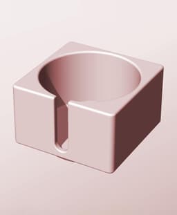 CS68-45-S Stacking slotted module bin for modern home decor 3d model