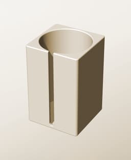 CS96-160-S Stackable slotted component box for creative makers 3d model