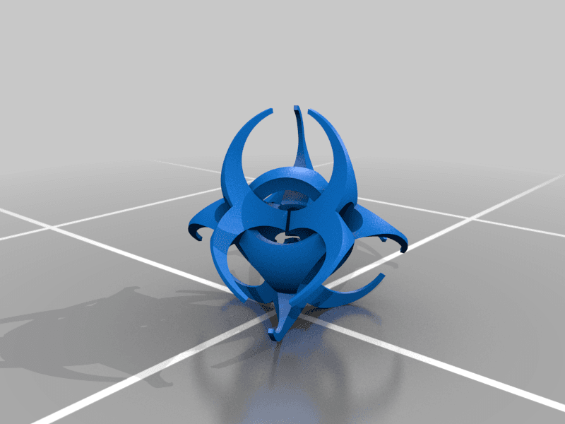Biohazardsphere 3d model