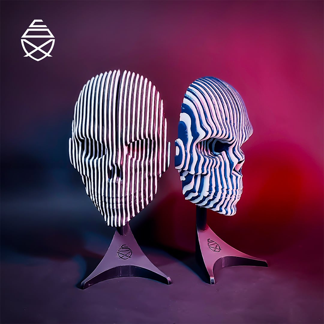 Quantum Skull 3d model