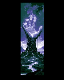 Creation and the hand of humanity - Set of Bookmarks 3d model