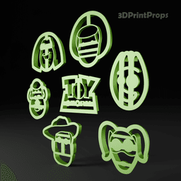 Toy Story Cookie Cutter set 3d model