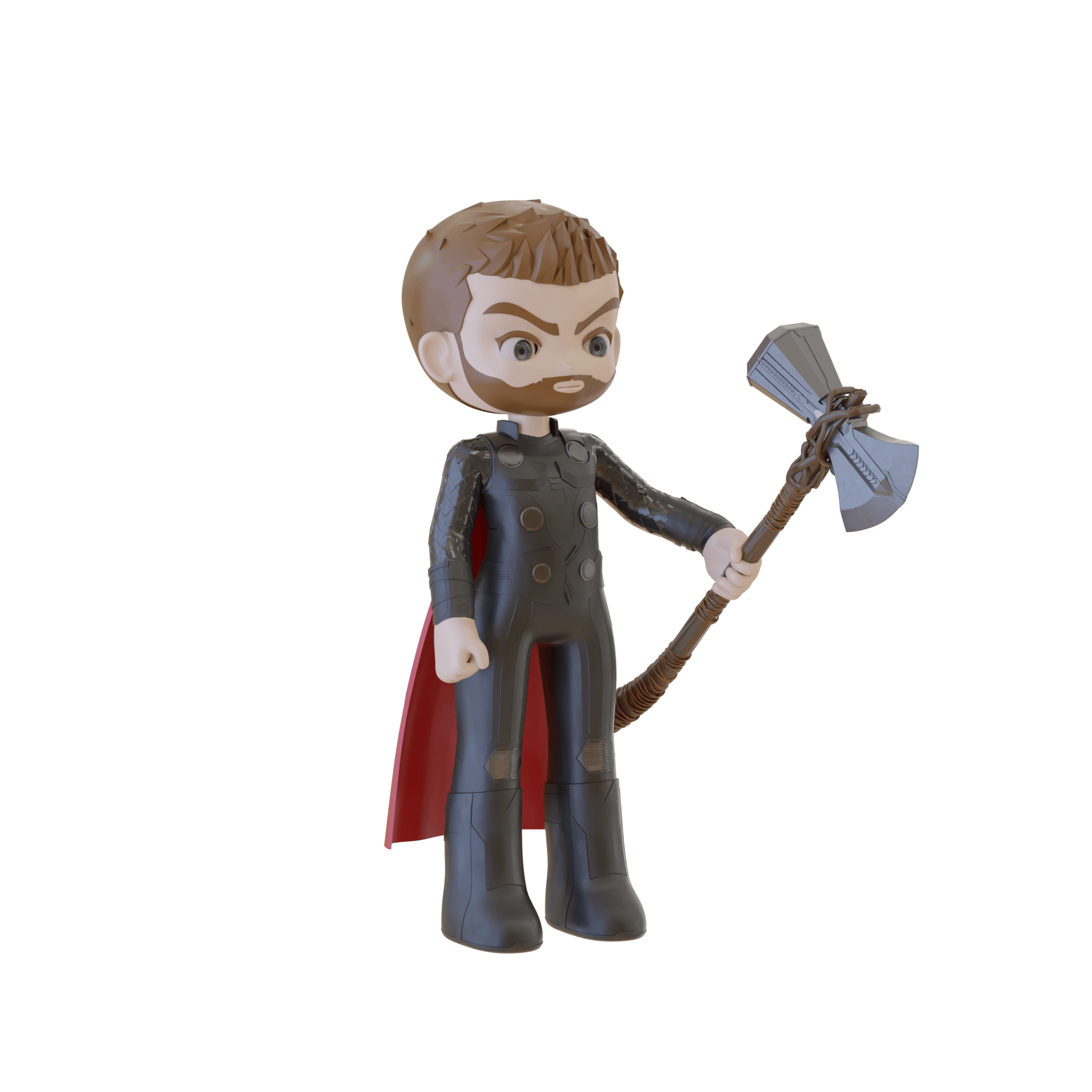 Cute Avengers Thor Infinity Figure 3d model
