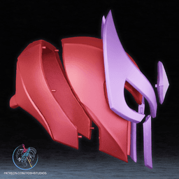 Magneto Classic Rivals Helmet 3D Printer STL File 3d model