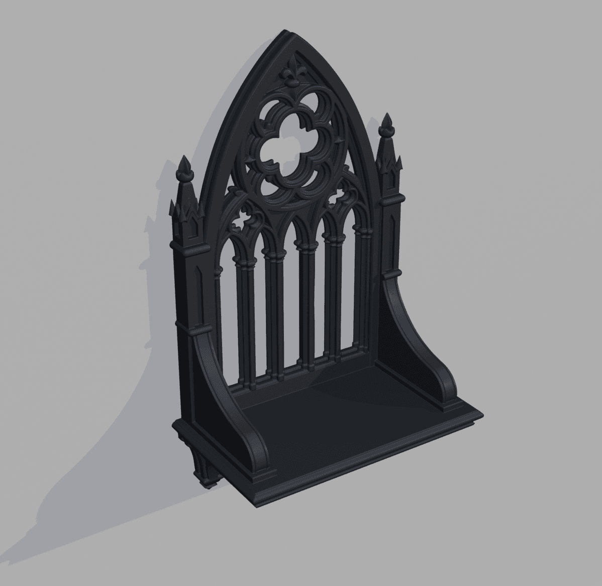 Gothic Arch Display Altair Shelf 3d model