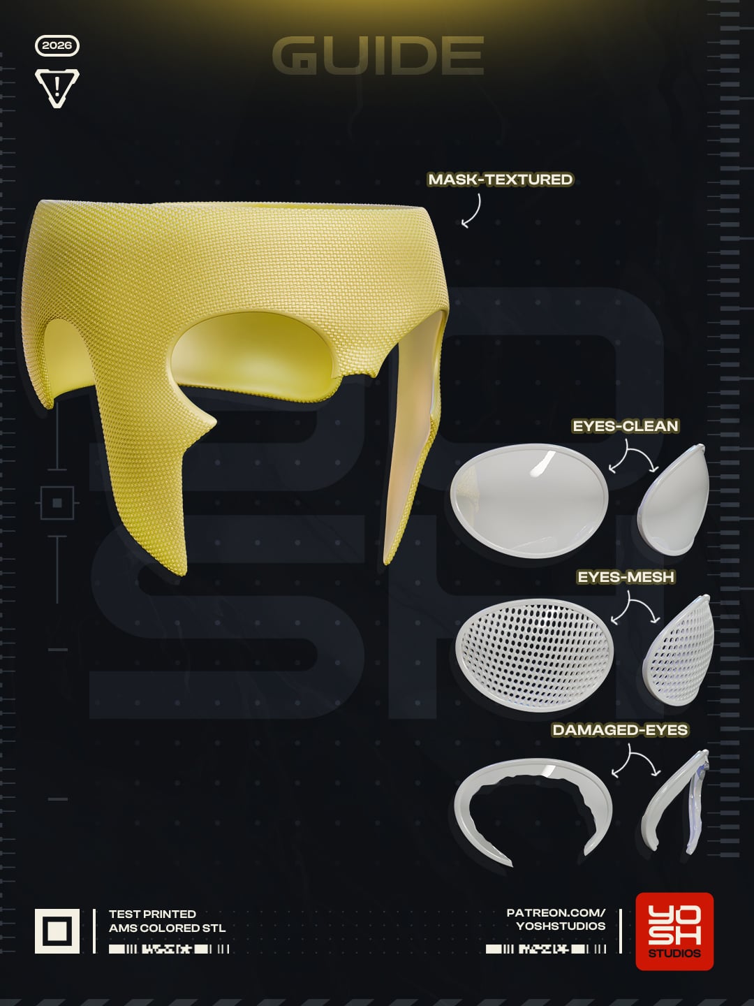 Invincible Mask 3D Printer STL 3d model
