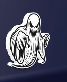 Spooky Ghost - LED Strip compatible 3d model