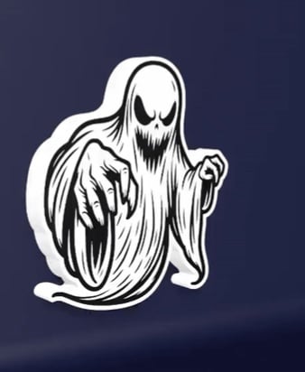 Spooky Ghost - LED Strip compatible 3d model