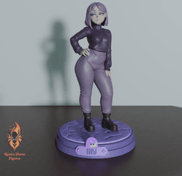 Lily | Duolingo Fan Art 3d model