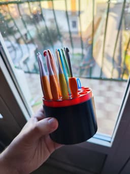Crochet hooks holder 3d model