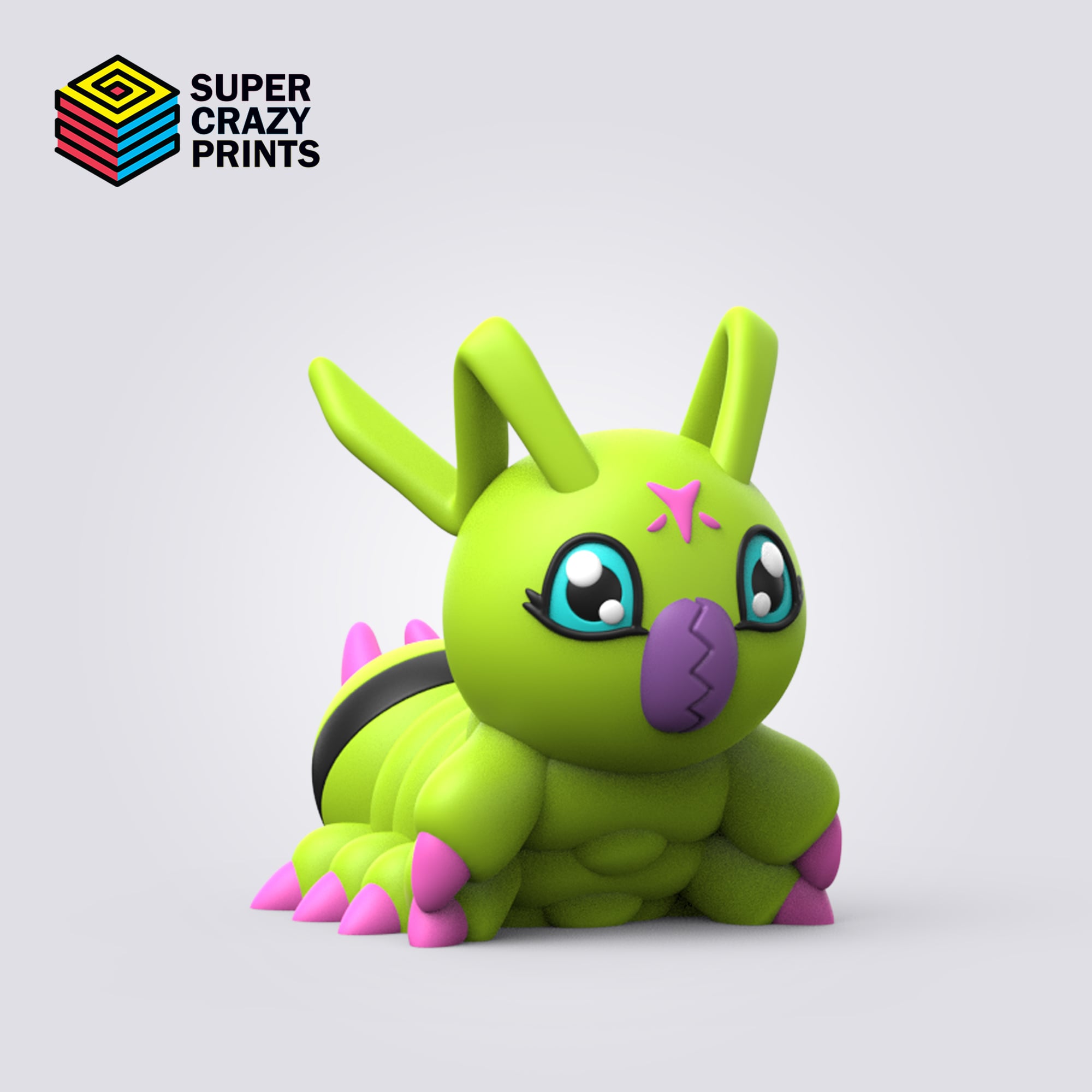 Digimon - Wormmon 3d model