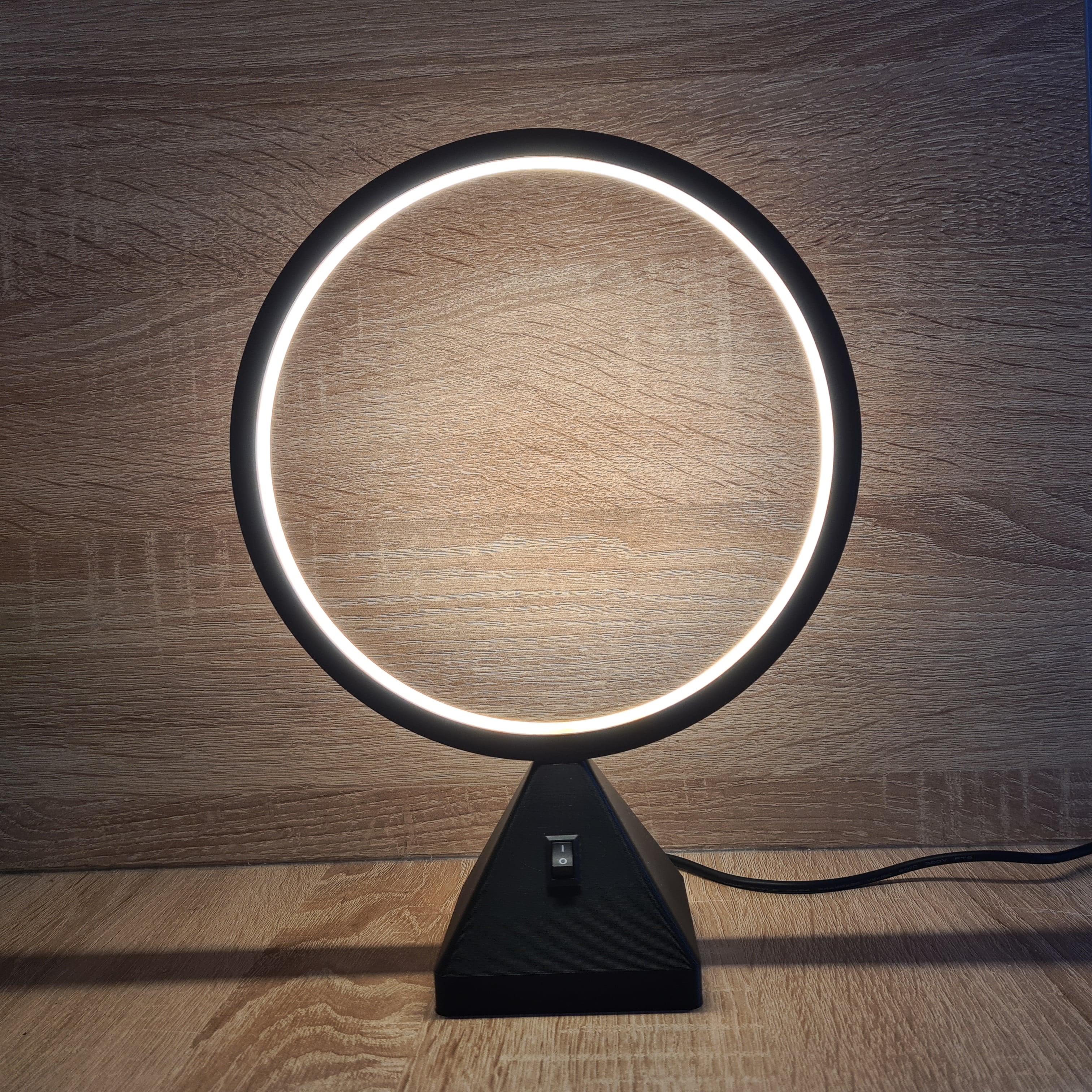 Ring LED Lamp - Set 7 - 10 interchangeable faces 3d model