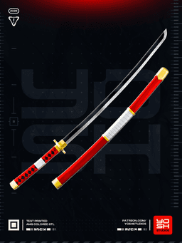 Green Pirate Katanas 3D Printer STL 3d model