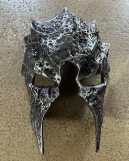 Spiked Orc Battle Helmet Prop 3d model