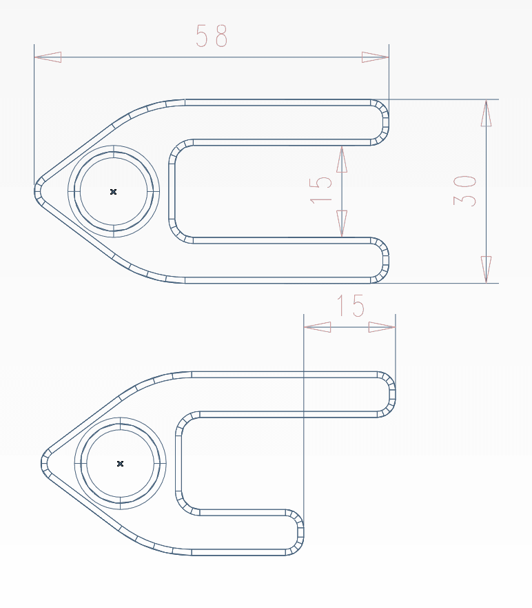 Cable insertion tool 3d model