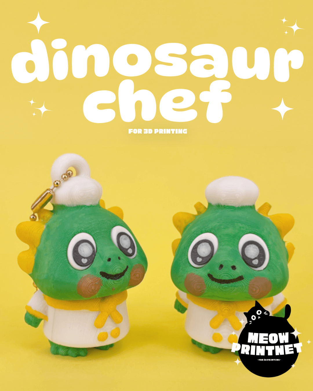 Dinosaur Chef 3d model