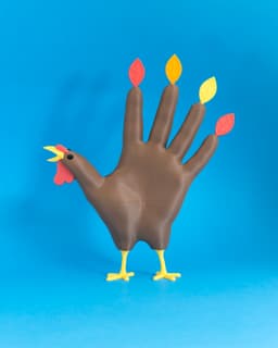 Hand Turkey // Rejected Animals 3d model