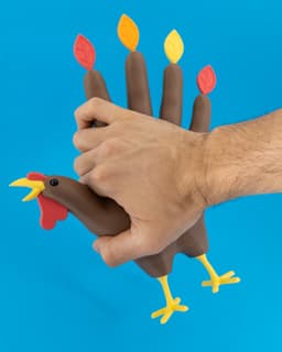 Hand Turkey // Rejected Animals 3d model