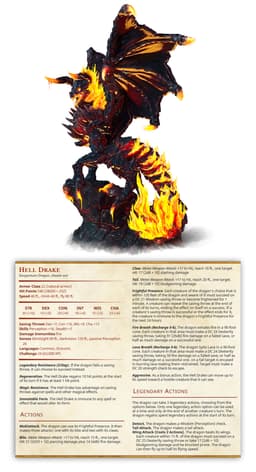 Hell Drake / Infernal Dragon 3d model