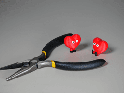 Tiny Hearts 3d model