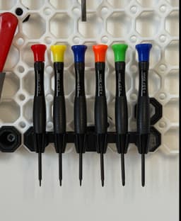 Multiboard Precision Screwdriver Holder 3d model