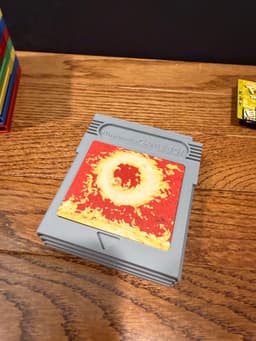 Retro Game Cartridge Stack Deck Box 3d model