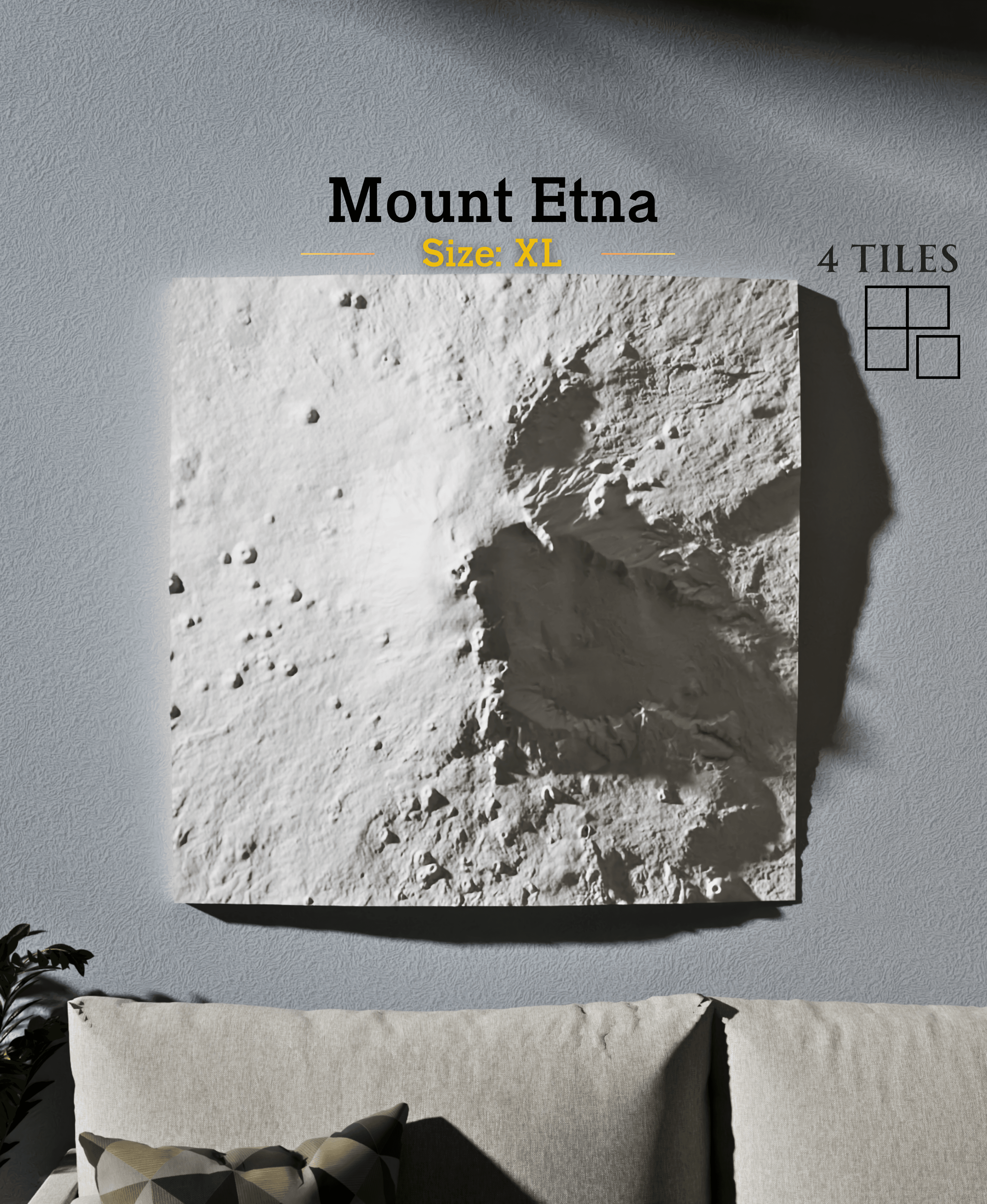 Mount Etna 3d model