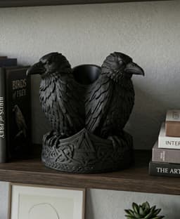 Viking Raven Candle Holder 3d model