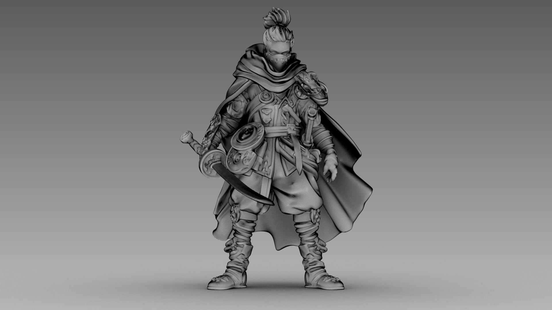 Steel Shadow Warrior 3d model
