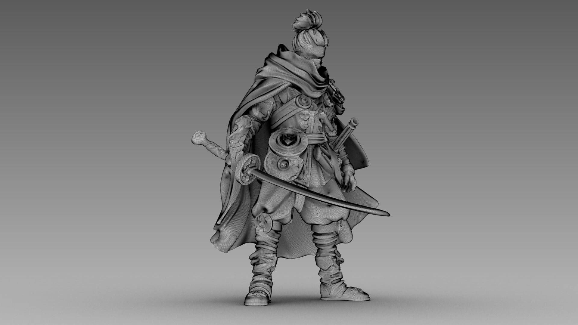 Steel Shadow Warrior 3d model