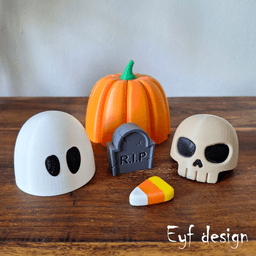 Halloween Matryoshka Doll 3d model