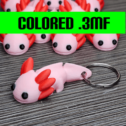 Mini Monster #2_Keychain_Colored.3mf 3d model