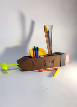 Pencil Shack3D 3d model
