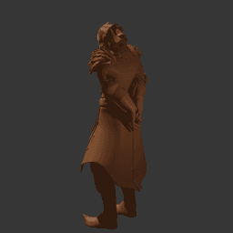 Male Dragonborn In Human Form v2.0 3d model