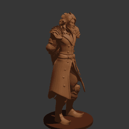Male Dragonborn In Human Form v2.0 3d model