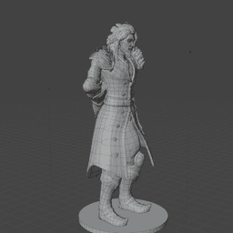 Male Dragonborn In Human Form v2.0 3d model