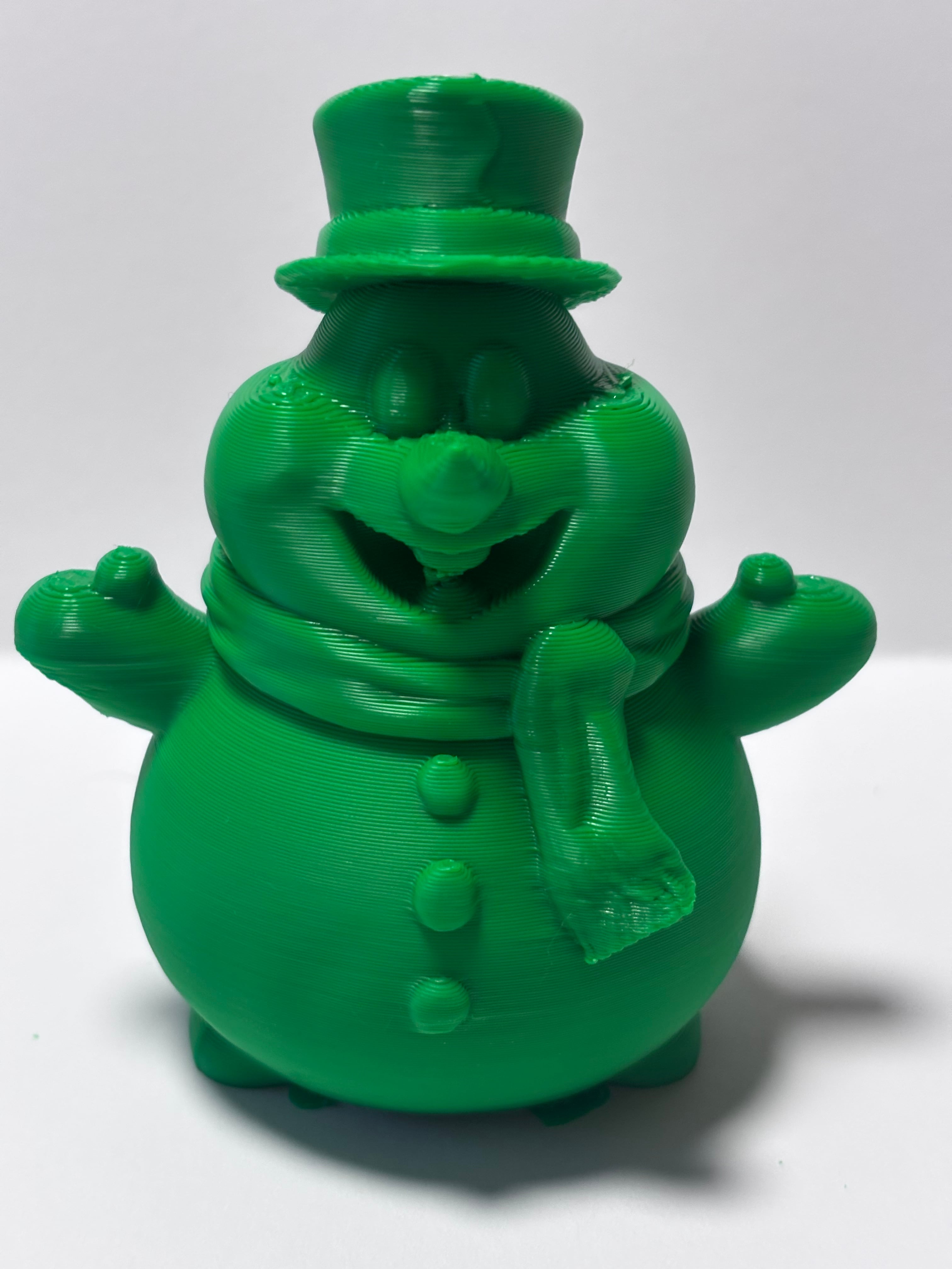 Christmas snowman figurine 3d model