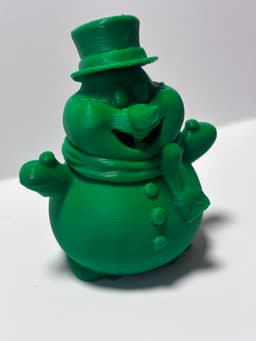 Christmas snowman figurine 3d model