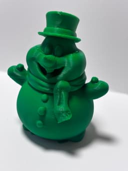 Christmas snowman figurine 3d model