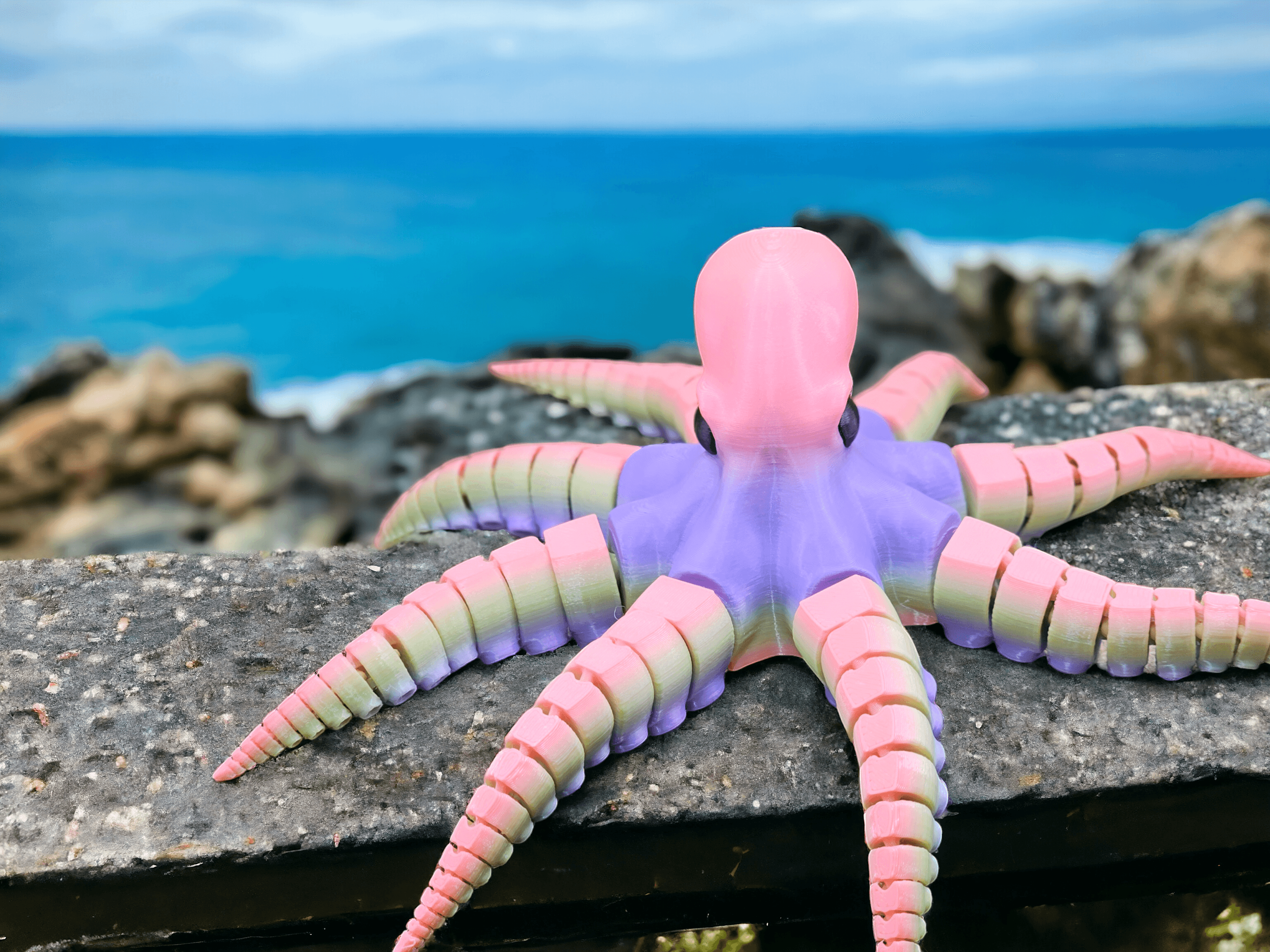 Octopus 360 Spinning tentacles 3d model