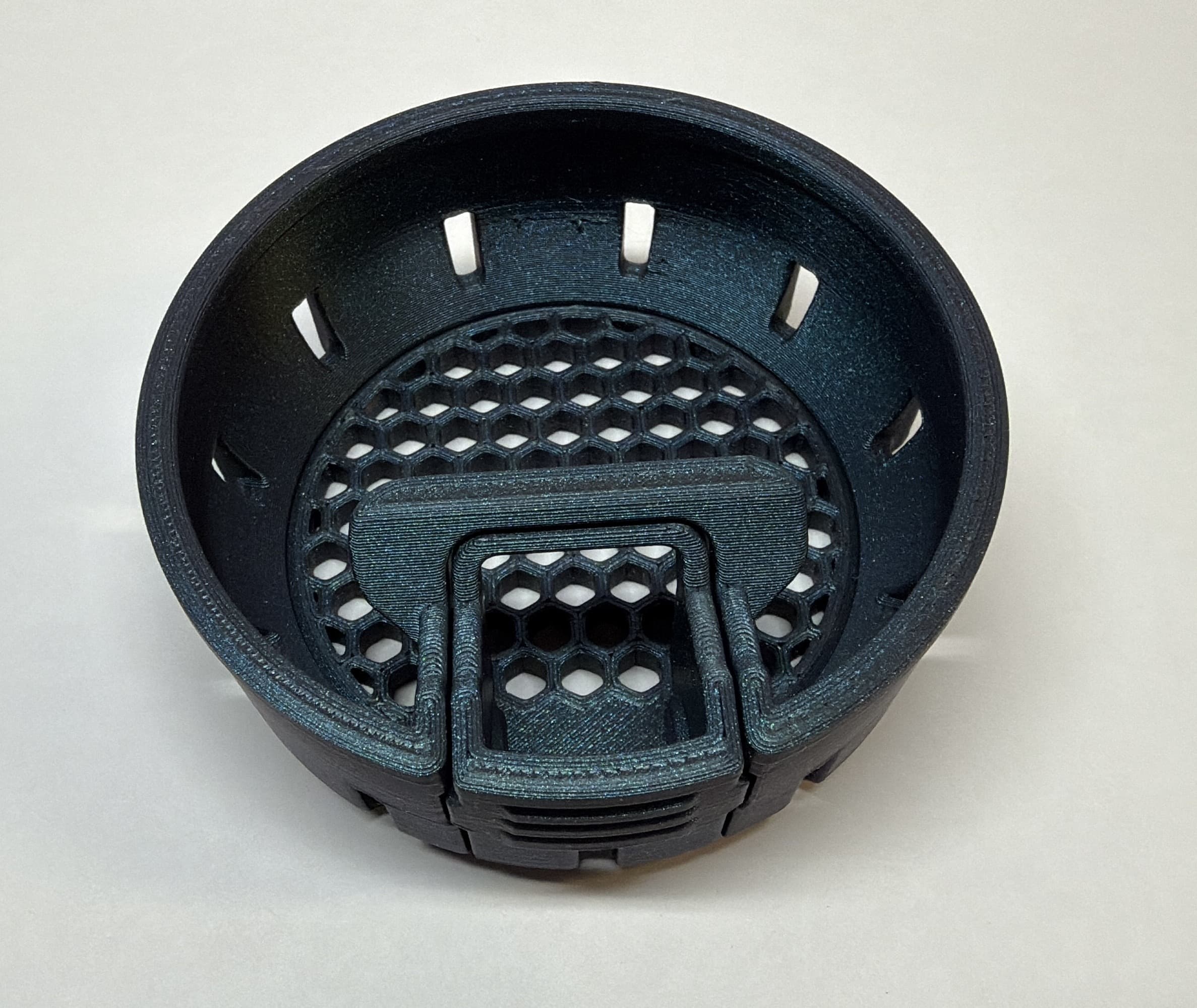 Had some failures until I rotated print to put the release in the front and placed the seam on the back.