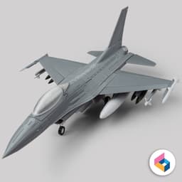 F-16 Armament set 3d model