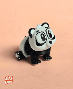 Cute articulated Panda - Pandy 3d model
