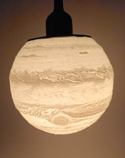 Hybrid Hanging/Desk Jupiter Lamp 3d model