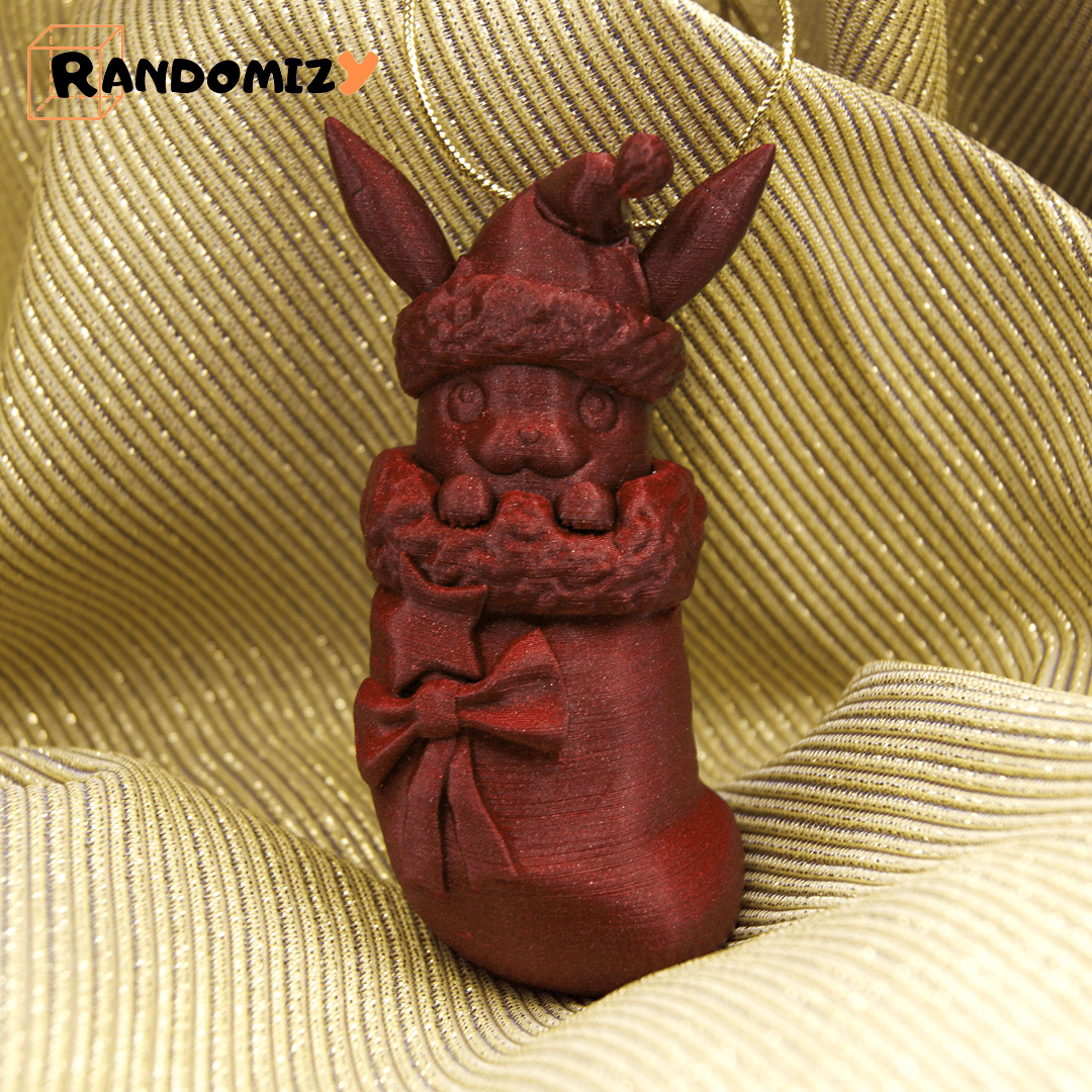 Christmas Pikachu Decoration 3d model