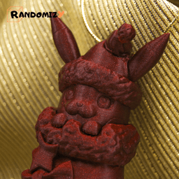 Christmas Pikachu Decoration 3d model