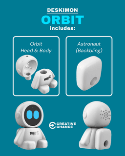 Deskimon - Cute Robots For Your Desk 3d model